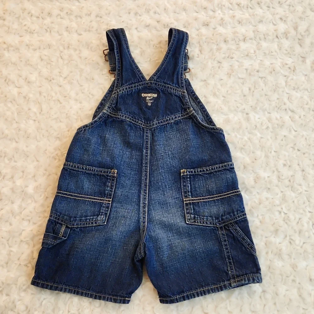 OshKosh B'Gosh Vintage Vestback Denim Overall Romper / Jumper UNISEX